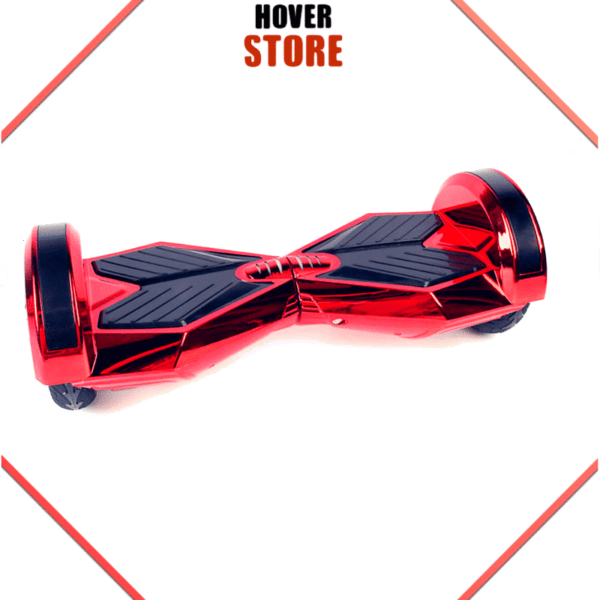 Hoverboard 8 pouces rouge chrome