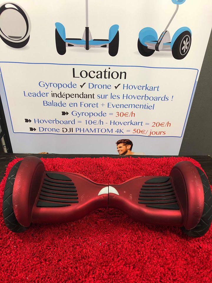 Hoverboard 10 pouces rouge